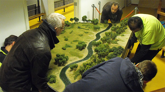 verhuizing diorama limburgs museum vrachtwagen eerste boeren prehistorie