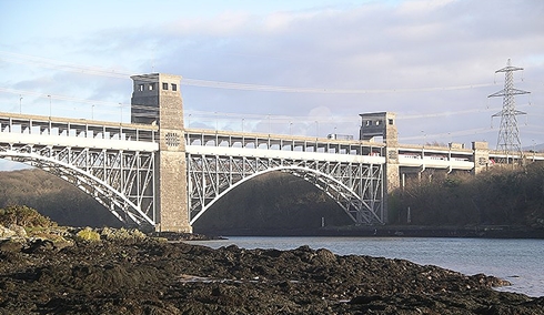 Brittannia Bridge Wales Anglesey