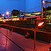 miniatuurwereld Station Kustdorp bij nacht