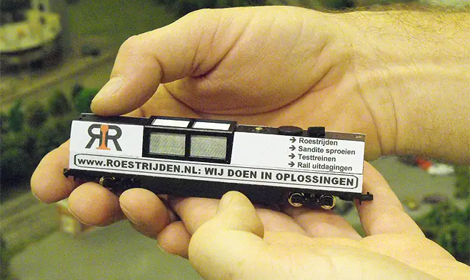 Roestrijden hanzelijn schaal N
