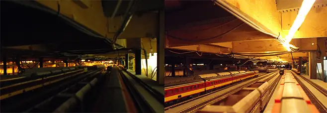 Verlichting schaduwstation rotterdam