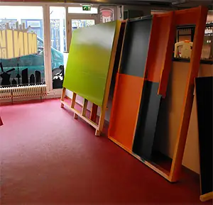 Kind speelhoek verbouwing container