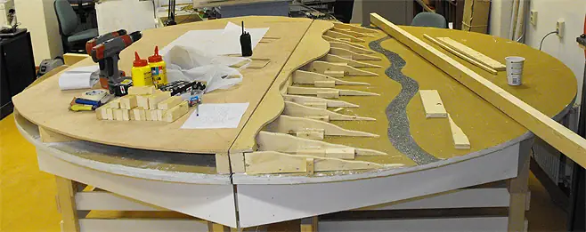 Diorama limburgs museum eerste boeren opbouw landschap vorm huis