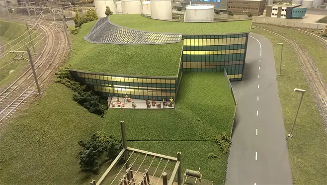 BP olieraffinaderij waterzuivering landschap
