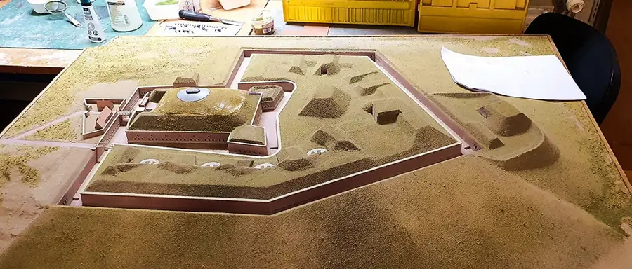 Maquettes Fort Kijkduin