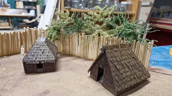 Maquette  voor Suriname Museum
