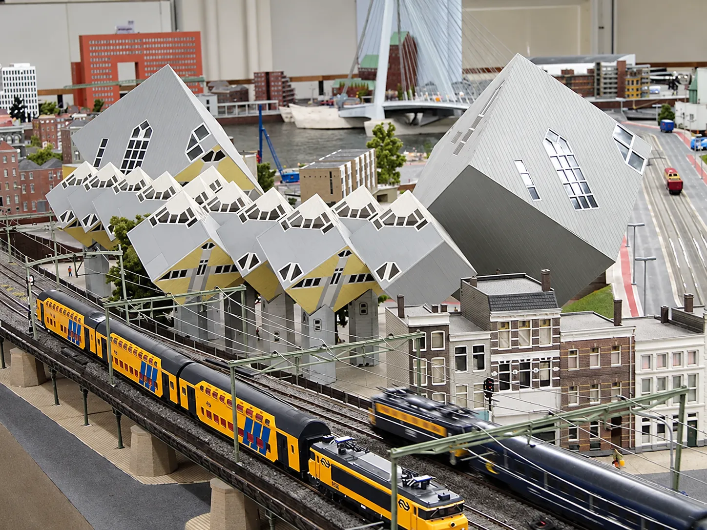 The port of Rotterdam in miniature