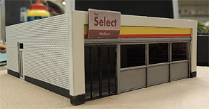 Miniatuurwereld miniatuur tankstation shell marendam karton rotterdam