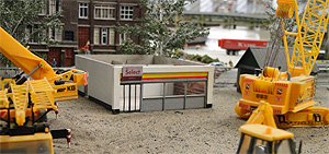 Miniatuurwereld miniatuur tankstation shell plaatsing rotterdam