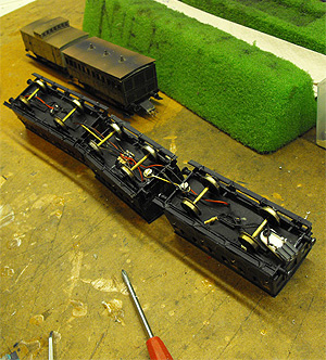 reparatie trein draad koppel wagon