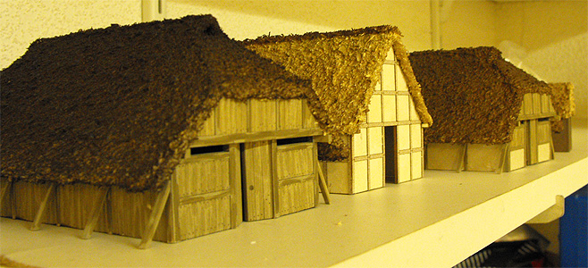 diorama limburgs museum middeleeuwen landschap gebouw hok sneeuw
