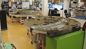 werk modelbouw landschap atelier diorama limburgs museum