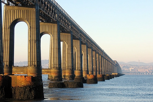 Tay Bridge bij Dundee