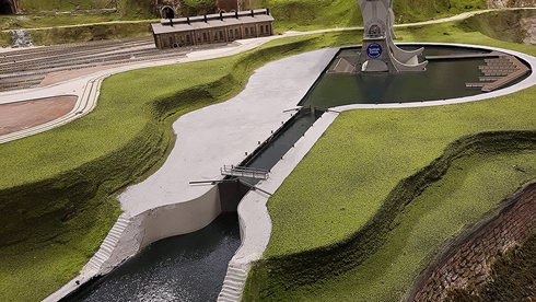 Sluizen bij het falkirk Wheel