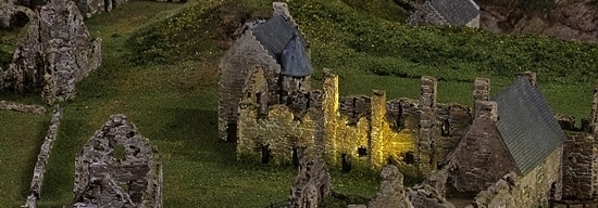 Dunnottar Castle by night